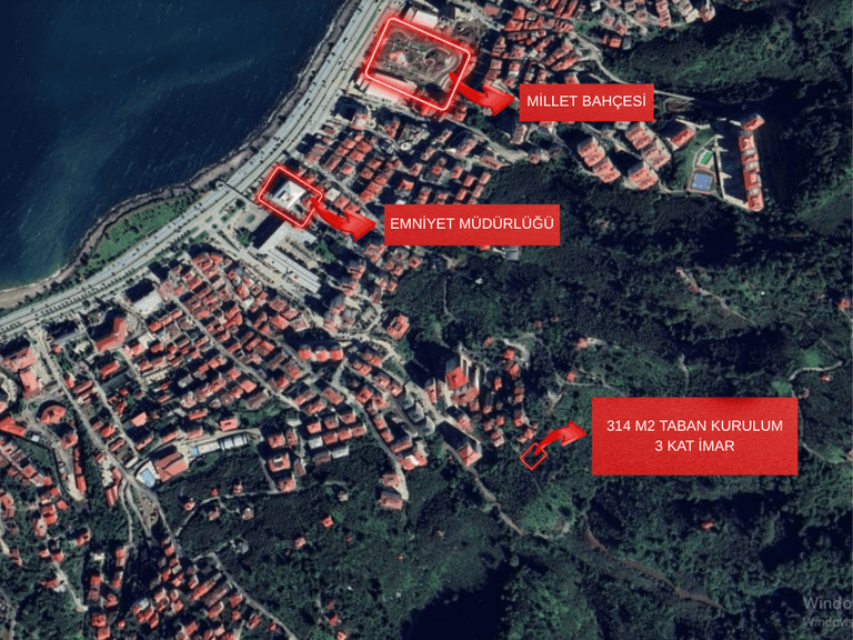 GİRESUN MERKEZDE PRESTİJLİ KONUM: 787 m2 KONUT İMARLI ARSA!
