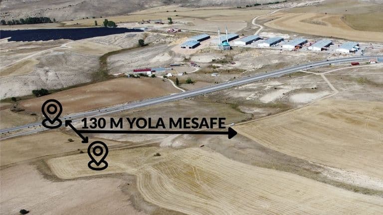 DORA - İMARA SINIR NOKTADA 55 DÖNÜM ARAZİ