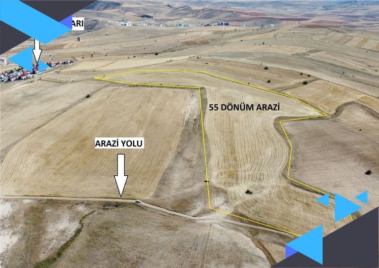 DORA - İMARA SINIR NOKTADA 55 DÖNÜM ARAZİ
