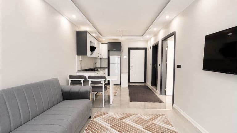 DORA -LÜKS ,GENİŞ M²,EŞYALI |AYRICALIKLI 1+1 KİRALIK SIFIR DAİRE