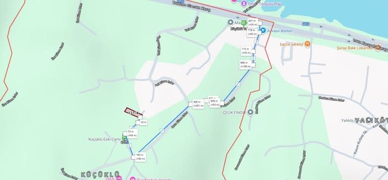 DORA'DAN KÜÇÜKLÜ KÖYÜ'NDE 756m² İMARLI SATILIK ARSA