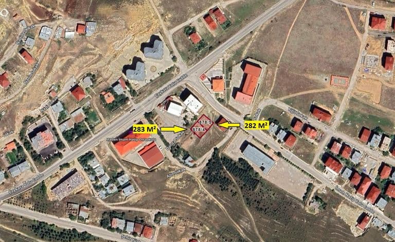 KALEARDI BÖLGESİNDE 566 M² SATILIK 3.5 KAT İMARLI 2 AYRI ARSA