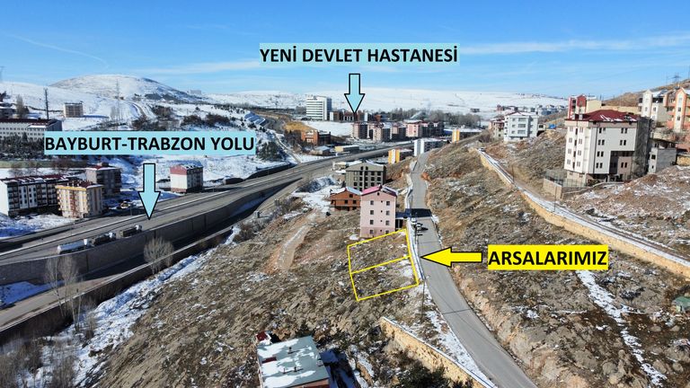DORA - TUZCUZADE MAHALLESİNDE 622 M² SATILIK İKİ AYRI ARSA