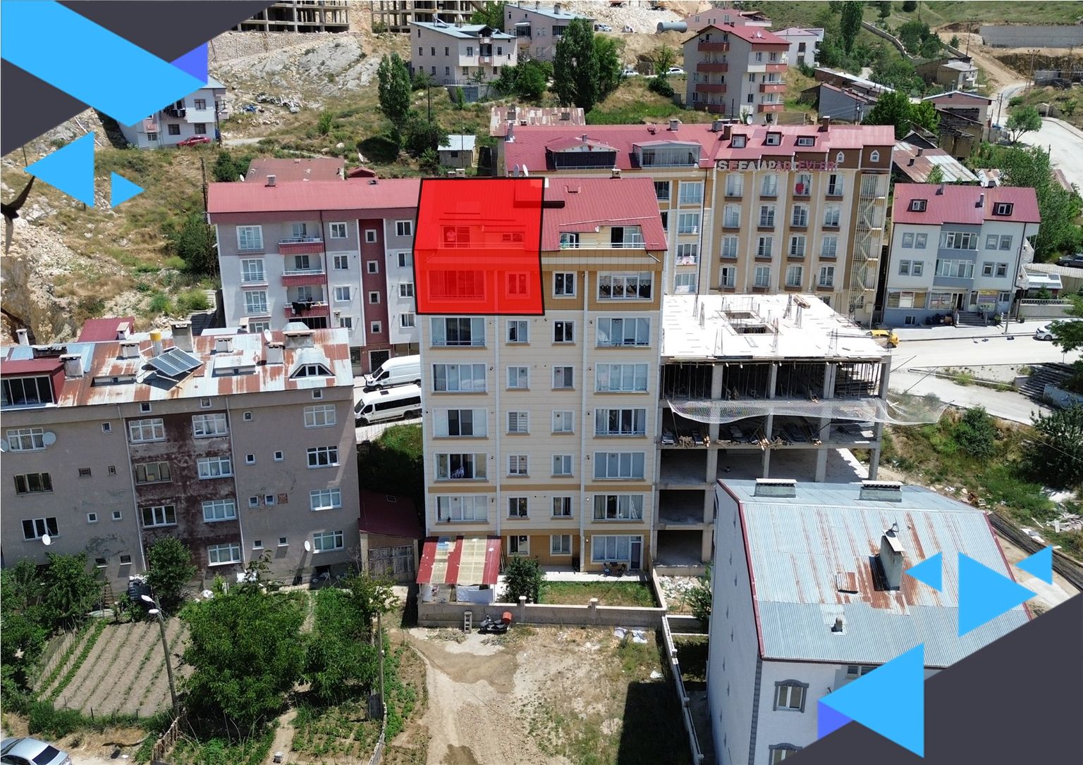 DORA - ŞEHİR MERKEZİNDE ŞEHİR MANZARALI DUBLEKS DAİRE