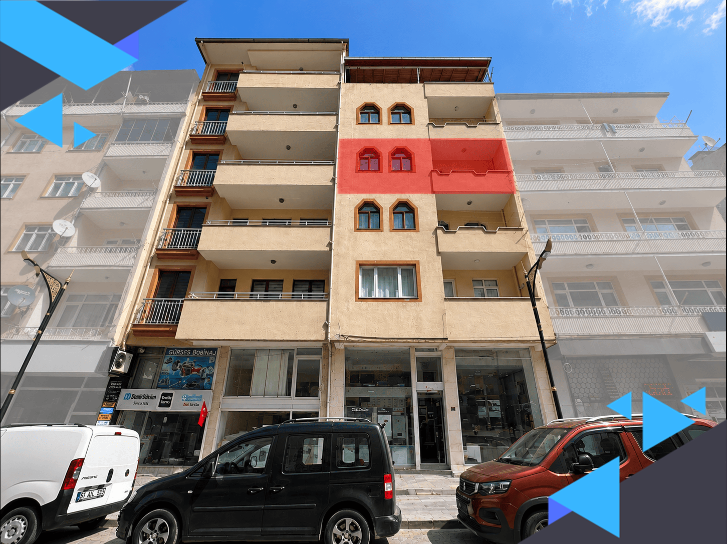 DORADAN FUADİYE CADDESİNDE KONUMUYLA ÖNE ÇIKAN SATILIK 3+1