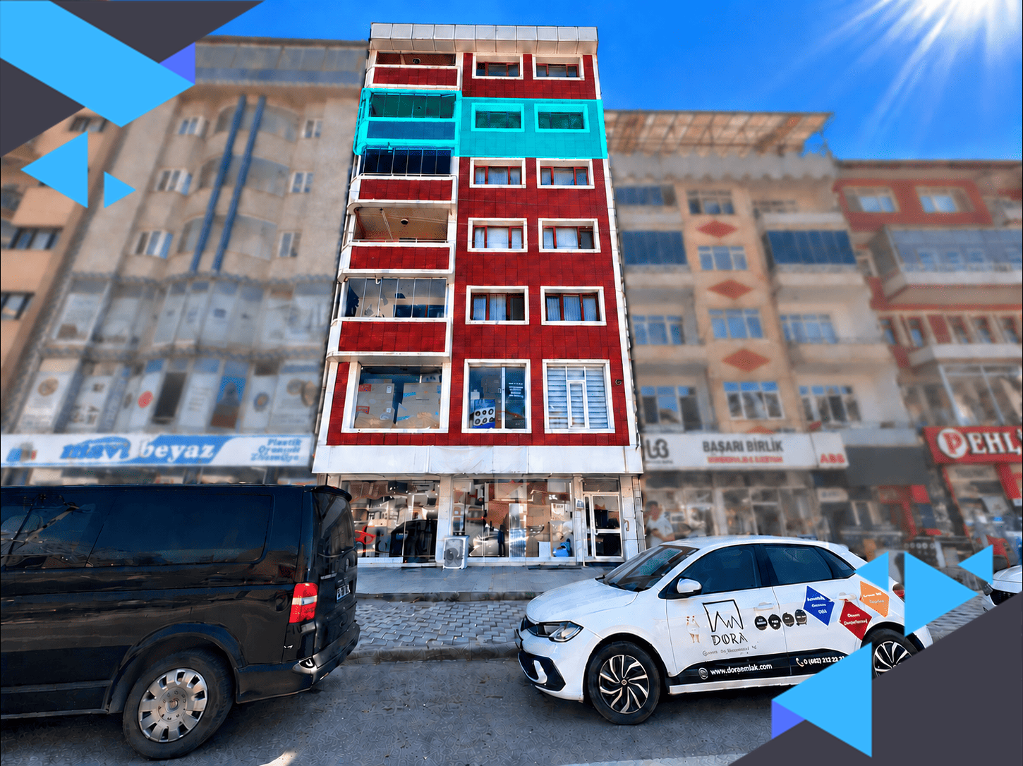 DORA'DAN PANORAMİK ŞEHİR MANZARALI, MERKEZİ KONUMDA SATILIK 3.5+1 DAİRE