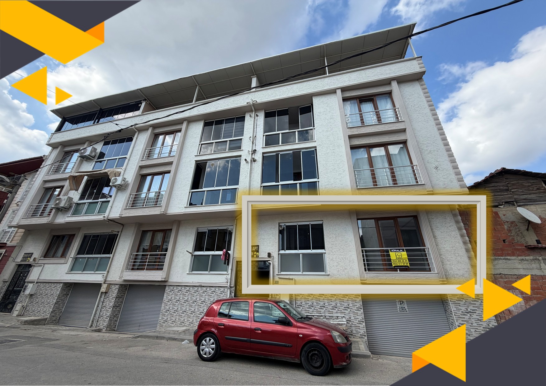 MASRAFSIZ,2 BALKONLU,EBEVEYN BANYOLU YÜKSEK GİRİŞ DAİRE