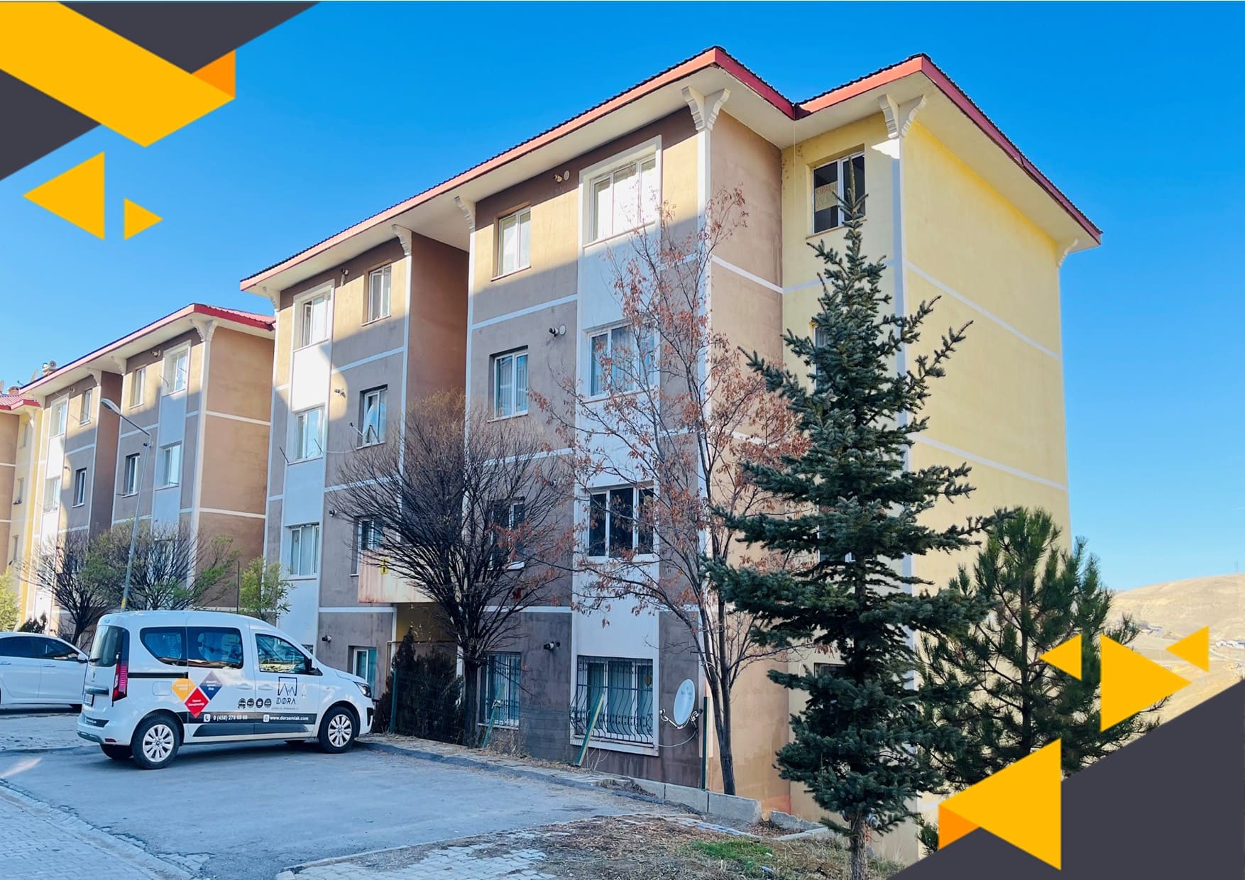 DORA - UYGUN 2+1 KISMİ EŞYALI TOKİ DAİRESİ HEMEN TAŞINILABİLİR