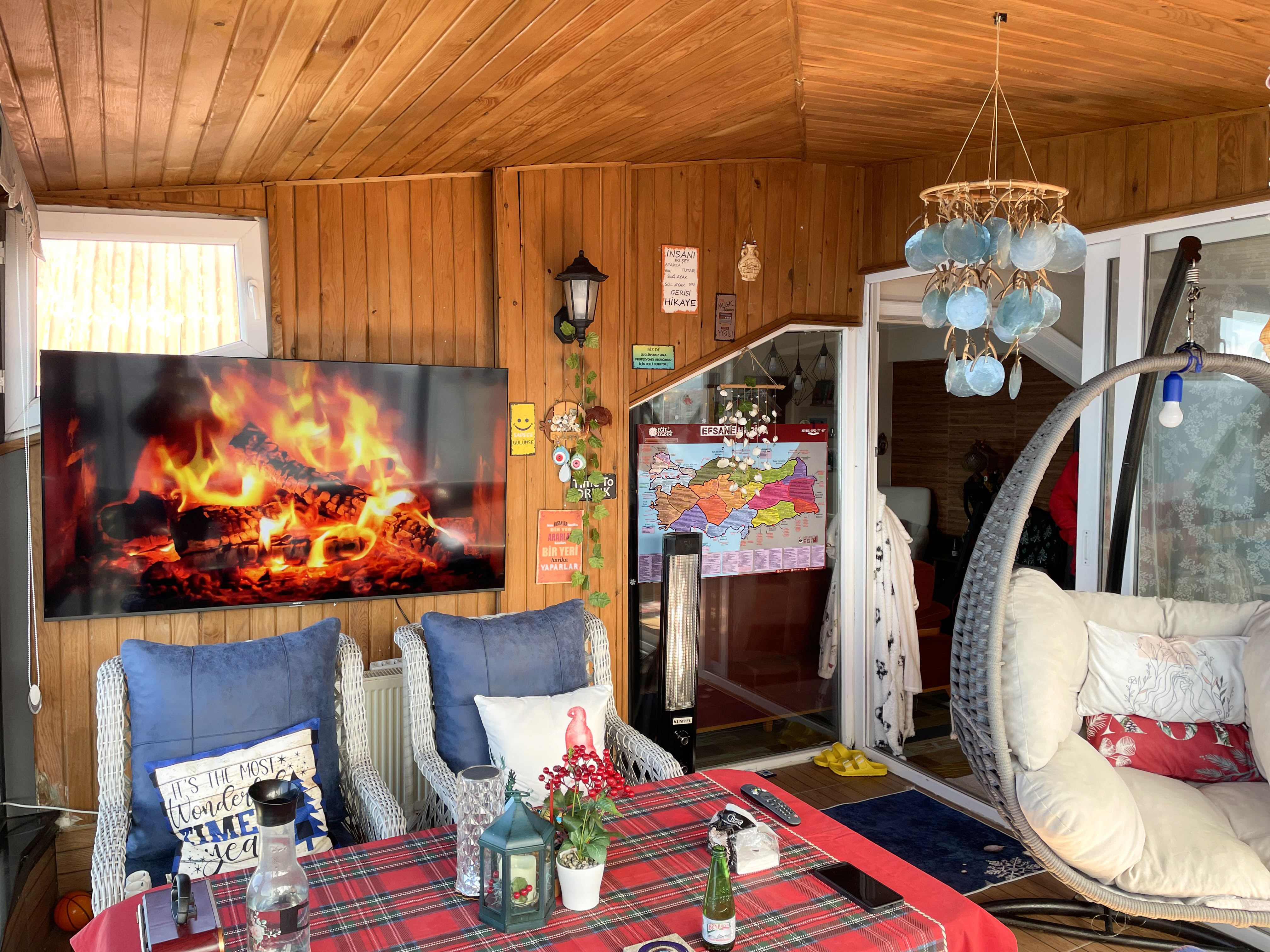 DORA'DAN ŞEHİR VE DENİZ MANZARALI EŞYALI SATILIK 3+1 DAİRE!