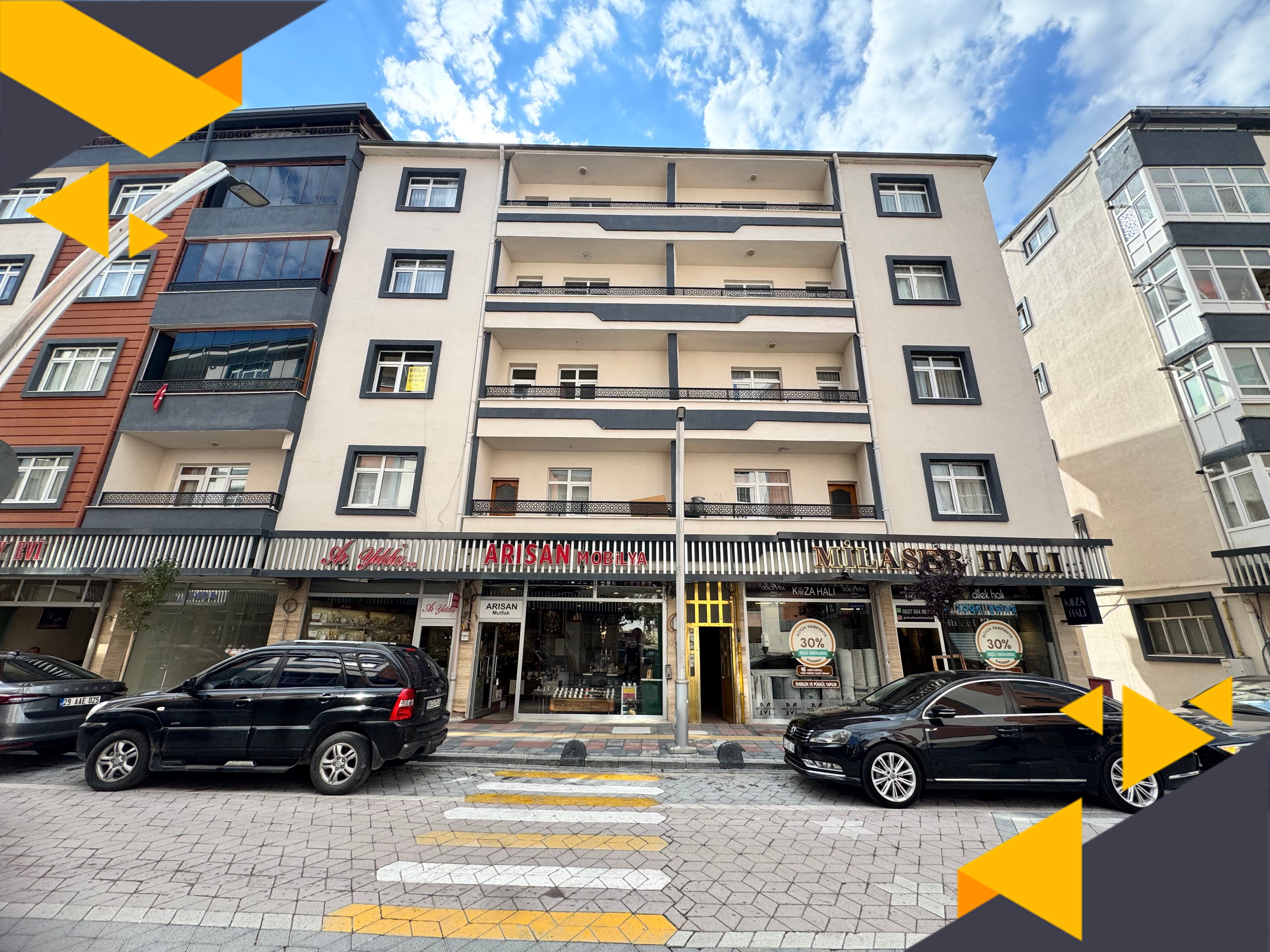 CUMHURİYET CADDESİ’NDE MERKEZİ KONUMDA 3+1 KİRALIK DAİRE