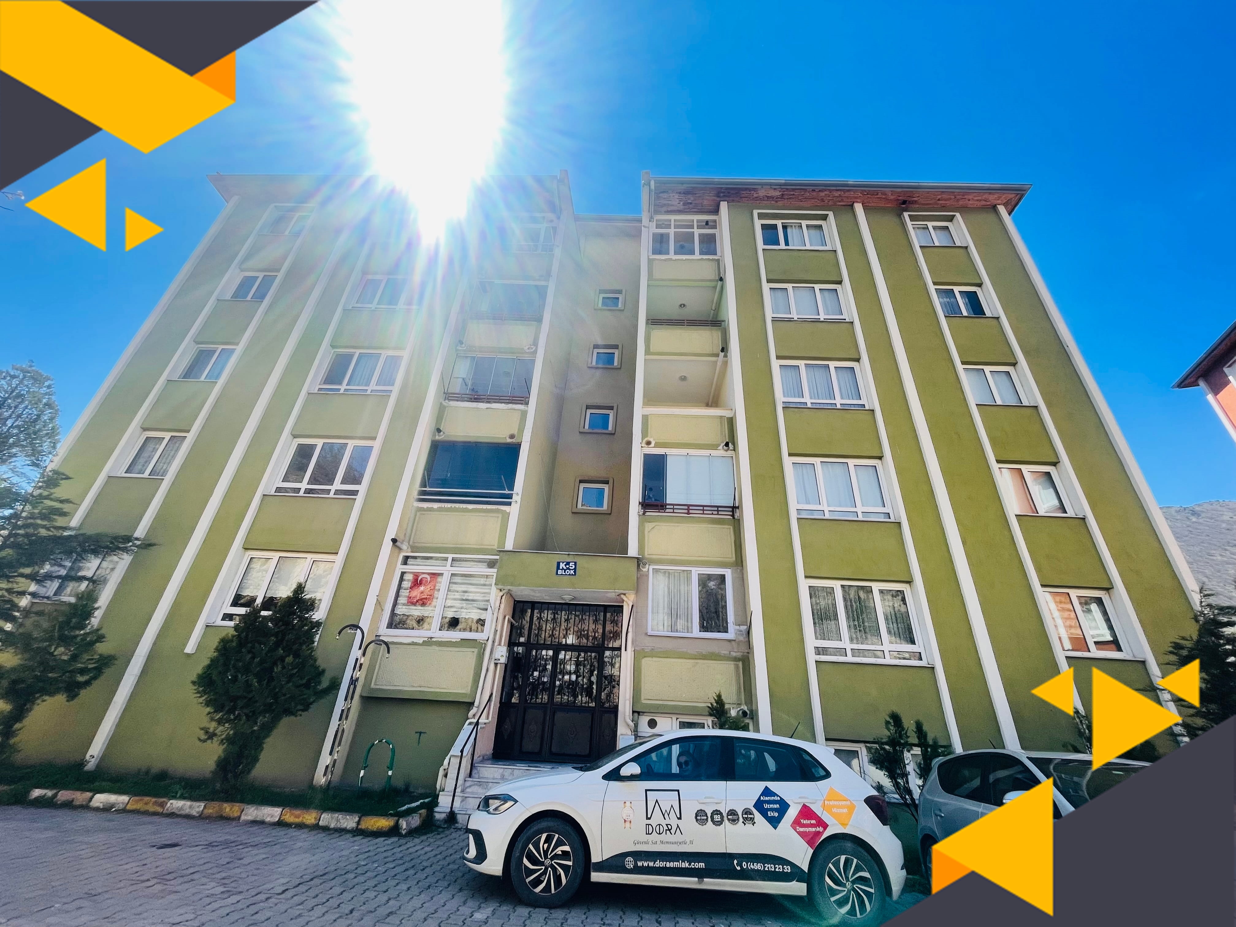 DORA'DAN TOKİ 1 KONUTLARINDA KİRALIK 3+1 DAİRE