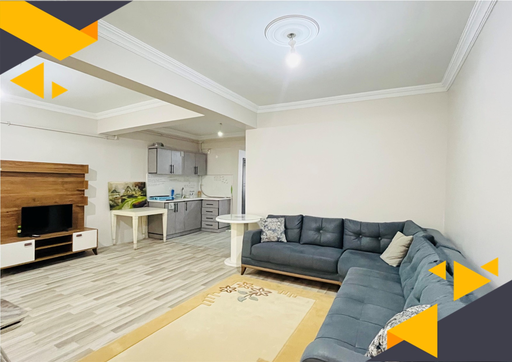 ŞEHRİN KALBİNDE EŞYALI 1+1 KİRALIK DAİRE