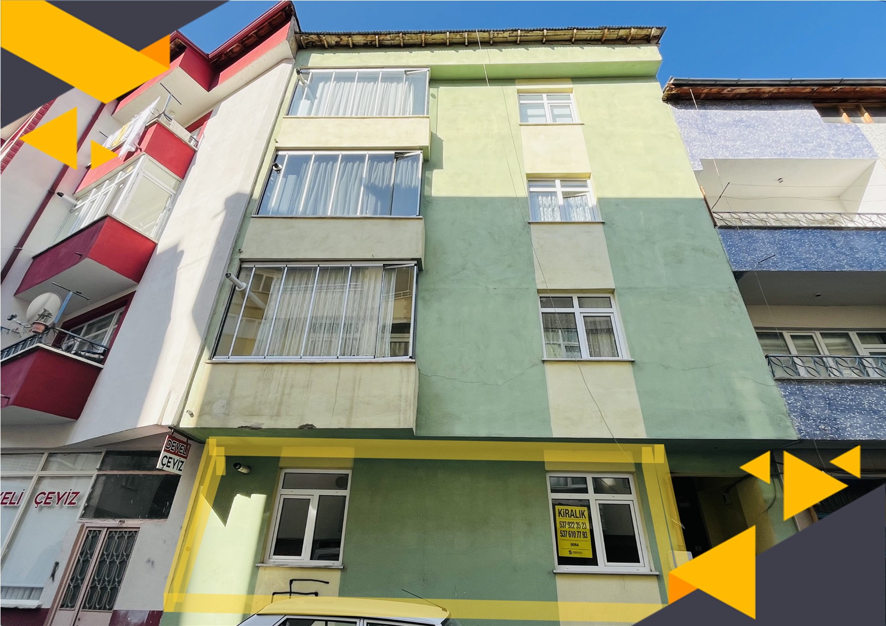 VELİŞABAN MAHALLESİ’NDE MERKEZİ KONUMDA 2+1 KİRALIK DAİRE