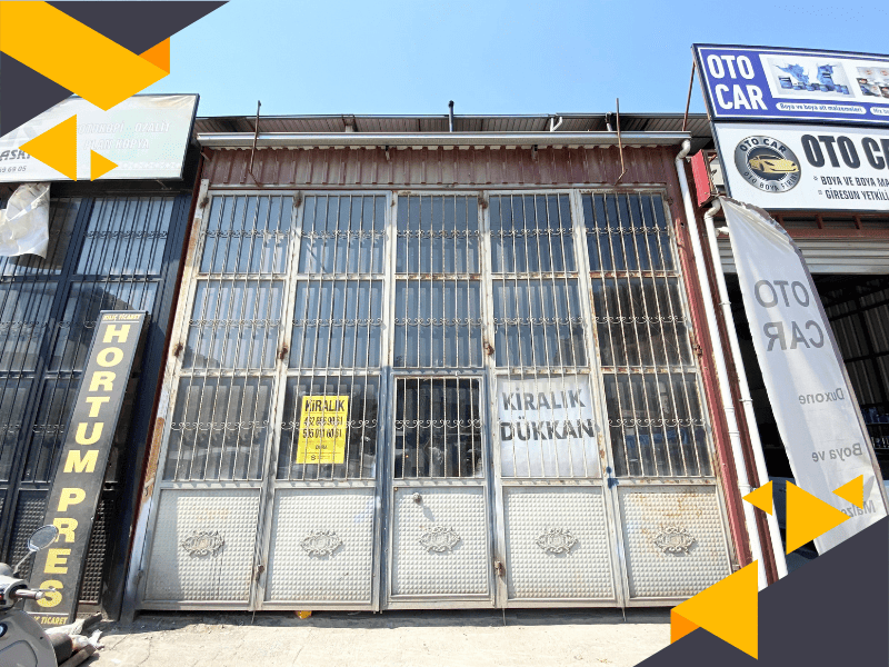 DORA'DAN SANAYİ BÖLGESİNDE KİRALIK DÜKKAN