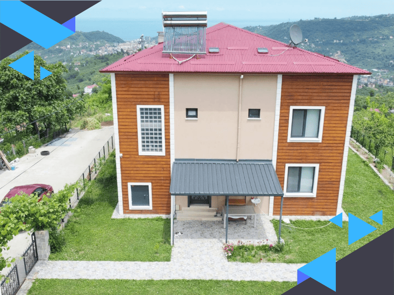 DORA GÜVENCESİYLE ÇAVUŞOĞLU MAHALLESİ’NDE SATILIK 4+2 VİLLA VE ARAZİ 