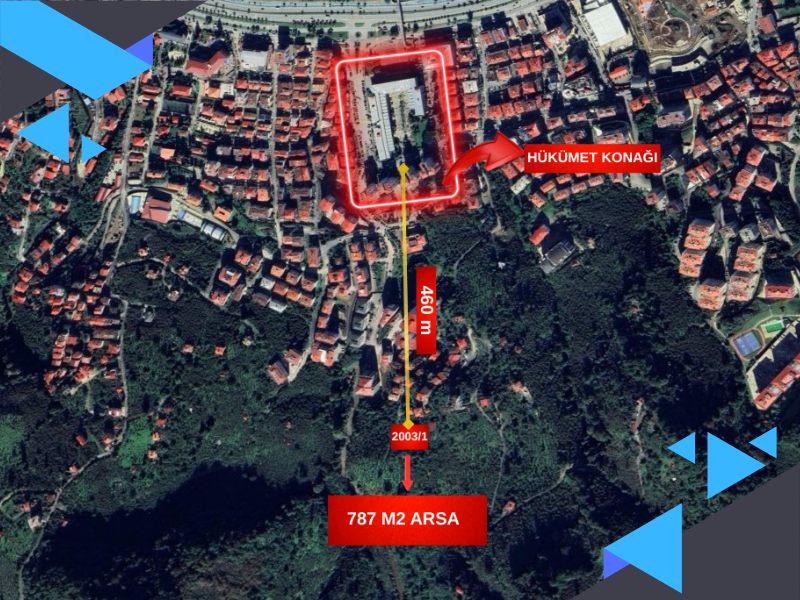 GİRESUN MERKEZDE PRESTİJLİ KONUM: 787 m2 KONUT İMARLI ARSA!