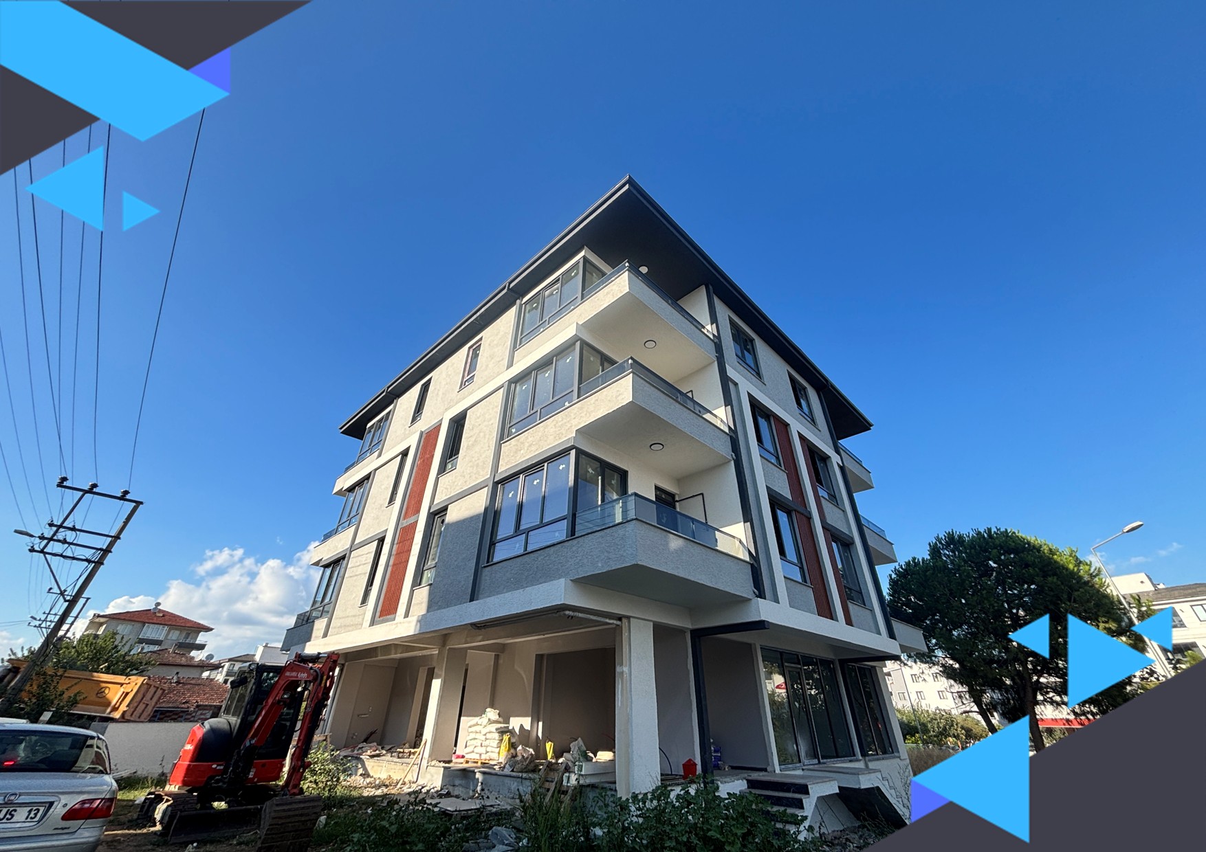 DORA'DAN ÇİFTLİKKÖY'ÜN KALBİNDE YENİ BİNADA 1+1 SATILIK DAİRE